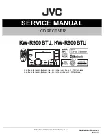 JVC KW-R900B Service Manual предпросмотр