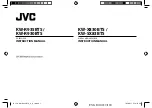 JVC KW-R930BTS Instruction Manuals предпросмотр