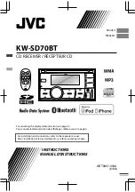 Предварительный просмотр 1 страницы JVC KW-SD70BT Instructions Manual