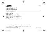 Предварительный просмотр 1 страницы JVC KW-V250BT Instruction Manual