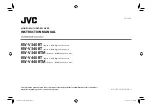 Предварительный просмотр 1 страницы JVC KW-V340BT Instruction Manual