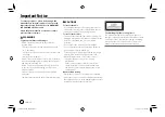 Предварительный просмотр 2 страницы JVC KW-V340BT Instruction Manual