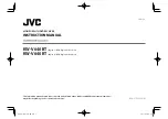 Предварительный просмотр 1 страницы JVC KW-V640BT Instruction Manuals