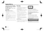 Preview for 2 page of JVC KW-V640BT Instruction Manuals