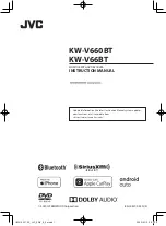 Preview for 1 page of JVC KW-V660BT Instruction Manual