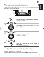 Предварительный просмотр 21 страницы JVC KW-XC770 Instructions Manual