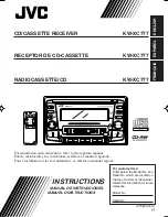 JVC KW-XC777 - Radio / CD Instructions Manual preview