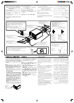 Предварительный просмотр 2 страницы JVC KW-XC828T Installation And Connection Manual