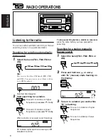 Предварительный просмотр 6 страницы JVC KW-XC888 Instructions Manual