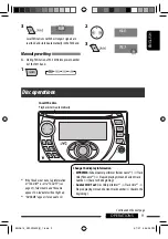 Предварительный просмотр 9 страницы JVC KW-XG500 - Radio / CD Player Instructions Manual