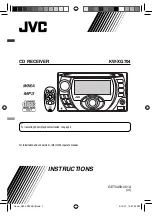 JVC KW-XG704 Instructions Manual предпросмотр