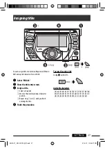 Предварительный просмотр 27 страницы JVC KW-XG704 Instructions Manual