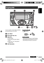 Предварительный просмотр 27 страницы JVC KW-XG705 Instructions Manual