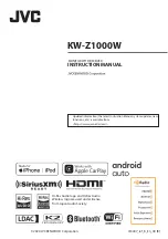 Preview for 1 page of JVC KW-Z1000W Instruction Manual