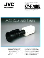 Preview for 1 page of JVC KY-F70BU Quick Manual