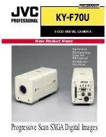 Preview for 1 page of JVC KY-F70U - Sxga Imaging Camera Less Lens Product Information