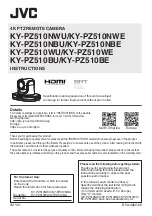 JVC KY-PZ510BE Instructions Manual предпросмотр