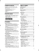 Preview for 3 page of JVC LET0227-003A Instructions Manual