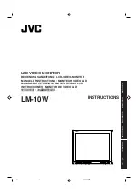 Предварительный просмотр 1 страницы JVC LM-10W Instructions Manual