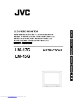 Предварительный просмотр 1 страницы JVC LM-15G Instructions Manual