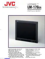 Предварительный просмотр 1 страницы JVC LM-17G/EA Specifications