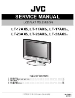 Предварительный просмотр 1 страницы JVC LT-17AX5 Service Manual