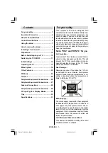 Preview for 2 page of JVC LT-17B60SU Instructions Manual