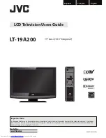 JVC LT-19A200 - 19" LCD TV User Manual preview