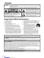 Preview for 2 page of JVC LT-19A200 - 19" LCD TV User Manual