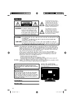 Предварительный просмотр 2 страницы JVC LT-19A210 Owner'S Manual