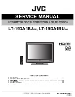 JVC LT-19DA1BJ/AK Service Manual preview