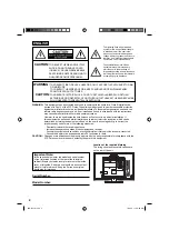 Предварительный просмотр 2 страницы JVC LT-19E610 Owner'S Manual