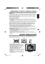 Предварительный просмотр 5 страницы JVC LT-19E610 Owner'S Manual