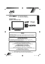 JVC LT-19E621 Instructions Manual preview