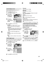 Предварительный просмотр 21 страницы JVC LT-19J1 Operating Instructions Manual