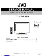 Preview for 1 page of JVC LT-20DA6SK Service Manual