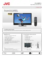 JVC LT-22EM72 Specifications предпросмотр