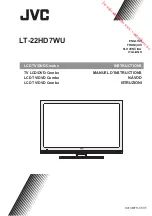 Предварительный просмотр 1 страницы JVC LT-22HD7WU Instructions Manual