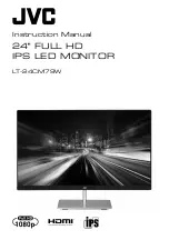 Предварительный просмотр 1 страницы JVC LT-24CM79W Instruction Manual