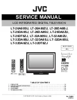 Preview for 1 page of JVC LT-26A80SU Service Manual