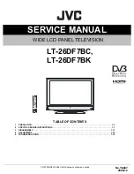 Preview for 1 page of JVC LT-26DF7BC Service Manual