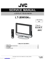 JVC LT-26WX84 Service Manual preview