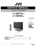 JVC LT-26X575/KA Service Manual предпросмотр