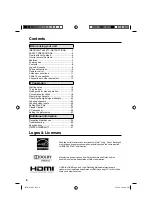 Предварительный просмотр 8 страницы JVC LT-32A210 Owner'S Manual