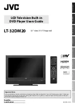 Предварительный просмотр 1 страницы JVC LT-32DM20 User Manual