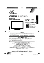 Preview for 1 page of JVC LT-32DM22 Instruction Manual