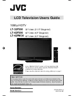 JVC LT-32P300 - 31.5" LCD TV User Manual предпросмотр