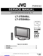 Preview for 1 page of JVC LT-37DM6ZJ Service Manual