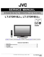 Предварительный просмотр 1 страницы JVC LT-37DR1BJ Service Manual