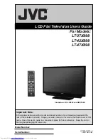 JVC LT-37X898 User Manual preview